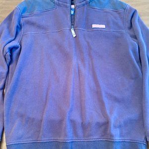 Navy Vineyard Vines pullover 1/4 zip